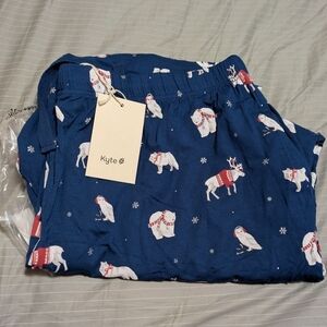 KYTE mens frosty friends pj pants XXL